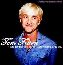 Post-Potter Critics, Tom Felton quote that I thought was adorable ... via Relatably.com