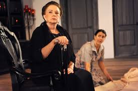 More Photos from The House of Bernarda Alba | Florida Theater On Stage - Isabel-Moreno-as-Bernarda-Alba-and-Elena-Maria-Garcia-as-La-Poncia-1024x681