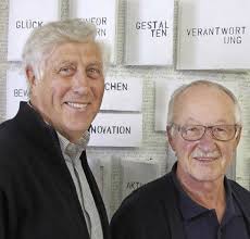 Jürgen Wiesenhütter (links) und <b>Herbert Sitterle</b> vor einer Installation in <b>...</b> - 85619904