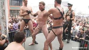 Image result for images of naked tortured men on leashes