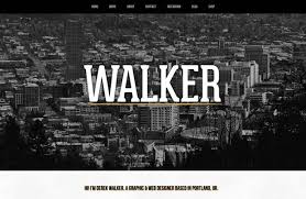 Derek Walker - Portfolio - Webdesign inspiration www.