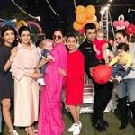 Adira's birthday bash: Taimur bonds