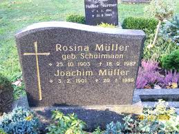 Grab von Rosina Müller (geb. Schuirmann) (25.10.1903-18.09.1987 ...