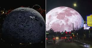 Las Vegas Sphere Turns Into Huge Moon to Celebrate NASA Mission