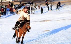 Mongolian Eagle Festival and Innovative Volcanic Hotel