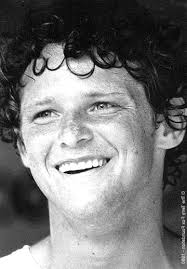 Sunday, 19 September 2010, the 30th Terry Fox Marathon! terryfoxhead.jpg. Terry Fox up close: his freckles, his gelasins, and his curls. - terryfoxhead