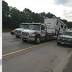 Overturned camper slows traffic on I-75 in Lexington