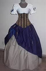 Resultado de imagen de ropa de la edad media MUJERES