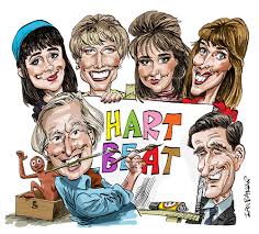 Tony Hart on Hart Beat By Ian Baker | Famous People Cartoon | TOONPOOL