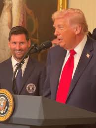 Recebido por Trump, Messi furou e não foi à homenagem promovida por Biden