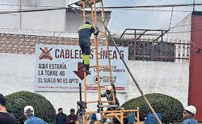 Protestan contra colocación de pilote de la L5 del Cablebús