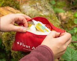 Зображення: first aid kit for hiking