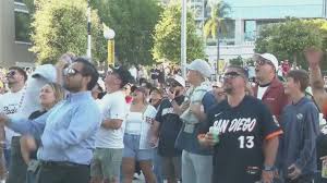 Team USA fans show out at Gallagher Square