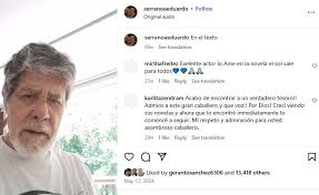 Venezuela de luto: Fallece el actor Eduardo Serrano tras batalla contra el cáncer