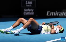 In pics: men's singles 2nd round match at Australian Open tennis tournament