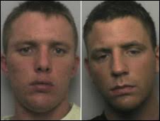 Andrew Potts and Craig Shutt. Potts and Shutt both admitted aggravated burglary - _46396387_potts_shutt