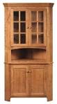 Cherry corner hutch