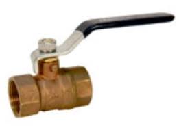 T-580-A - Ball Valve - Brass, Two-Piece, Standard Port, NPT ...