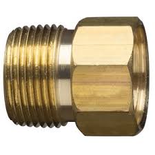 Gilmour 3/4 in. Brass Threaded Male/Female Hose Connector ...