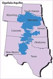Image result for Ogallala aquifer map