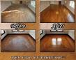 Sandless wood floor refinishing