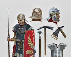 Image of Roman cavalry soldier equipment