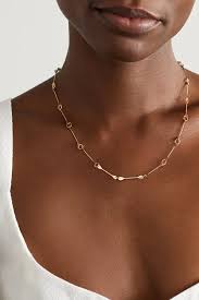 Melissa Joy Manning Bone 14-Karat Recycled Necklace In Gold - 40% Off | Editorialist - Product from Editorialist