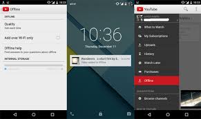 Image result for Adding of  a Video to Offline in Youtube App in Android 5.0.1 Lollipop