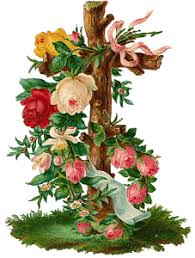 Image result for flower and cross