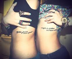 Matching Tattoos For Best Friends | friendship tattoos | Tumblr ... via Relatably.com