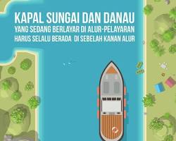 Gambar Kapal Berlayar di Alur Pelayaran