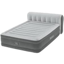 Bestway Headboard 18  Queen Air Mattress with Built-in Pump