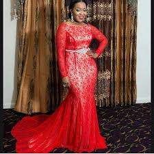 Image result for red aso-ebi in nigeria