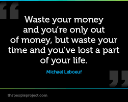 Supreme 8 memorable quotes about waste of time photo English ... via Relatably.com