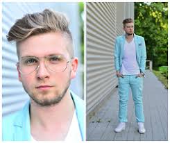 Lukasz Podlinski - Natur Pants, Reebok Boots, Marthu Accessories, Natur Jacket - Turquoise - 3784642_naturg