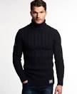 Polo Neck Jumper Men s Women s Lambswool Wool Overs