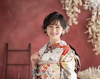 振袖 写真撮影の画像
