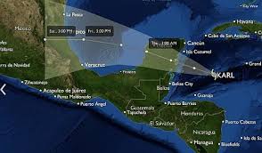 Alarm in der Karibik: Tropensturm Karl rast auf Mexiko und Belize ...