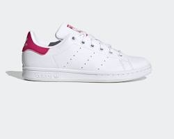 giày adidas originals stan smith j 'white rose red' fx7522