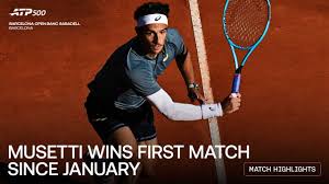 Highlights: Musetti earns much-needed win in Barcelona