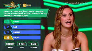 Participante erra pergunta fácil de Português e deixa o Show do Milhão com R$ 1,5 mil