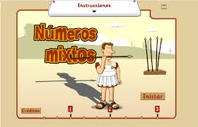 Resultado de imagen de números mixtos fracciones