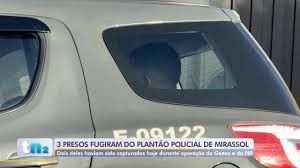 Três presos fogem do Plantão Policial de Mirassol