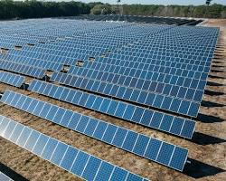 Solar panel farm