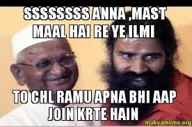 ssssssss Anna ,mast maal hai re ye ilmi to chl ramu apna bhi AAP join krte hain ... - ssssssss-Anna-mast