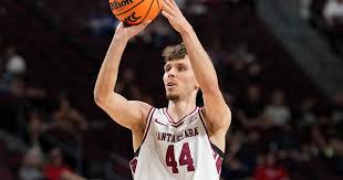 Santa Clara's Jake Ensminger lists Jack Gohlke among his favorite March Madness players
