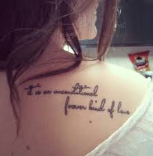 Cute shoulder tattoo. Mother/ daughter quote. | Me | Pinterest ... via Relatably.com