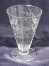 Vintage etched glassware