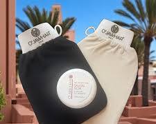 Image de savon noir marocain et gant kessa hammam ritual