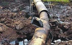 Image result for pipe line in rivers